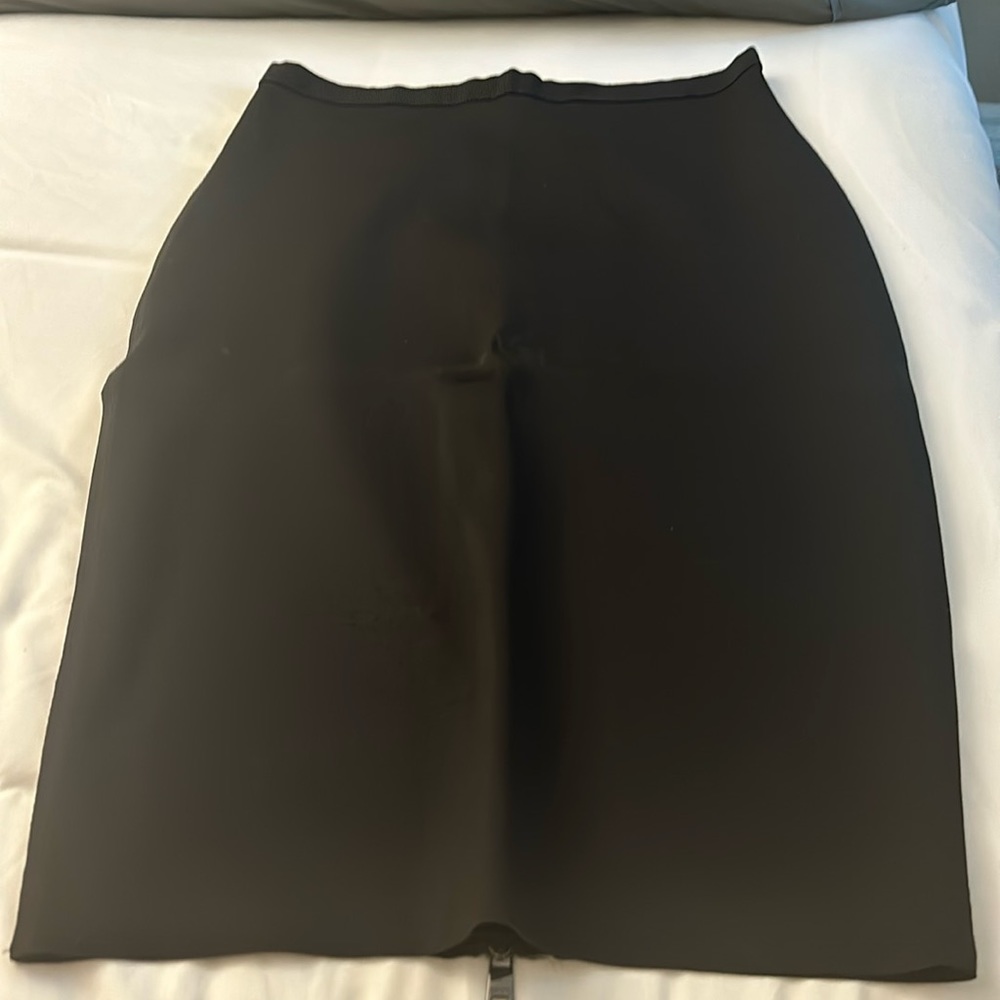 Black banana republic midi skirt
